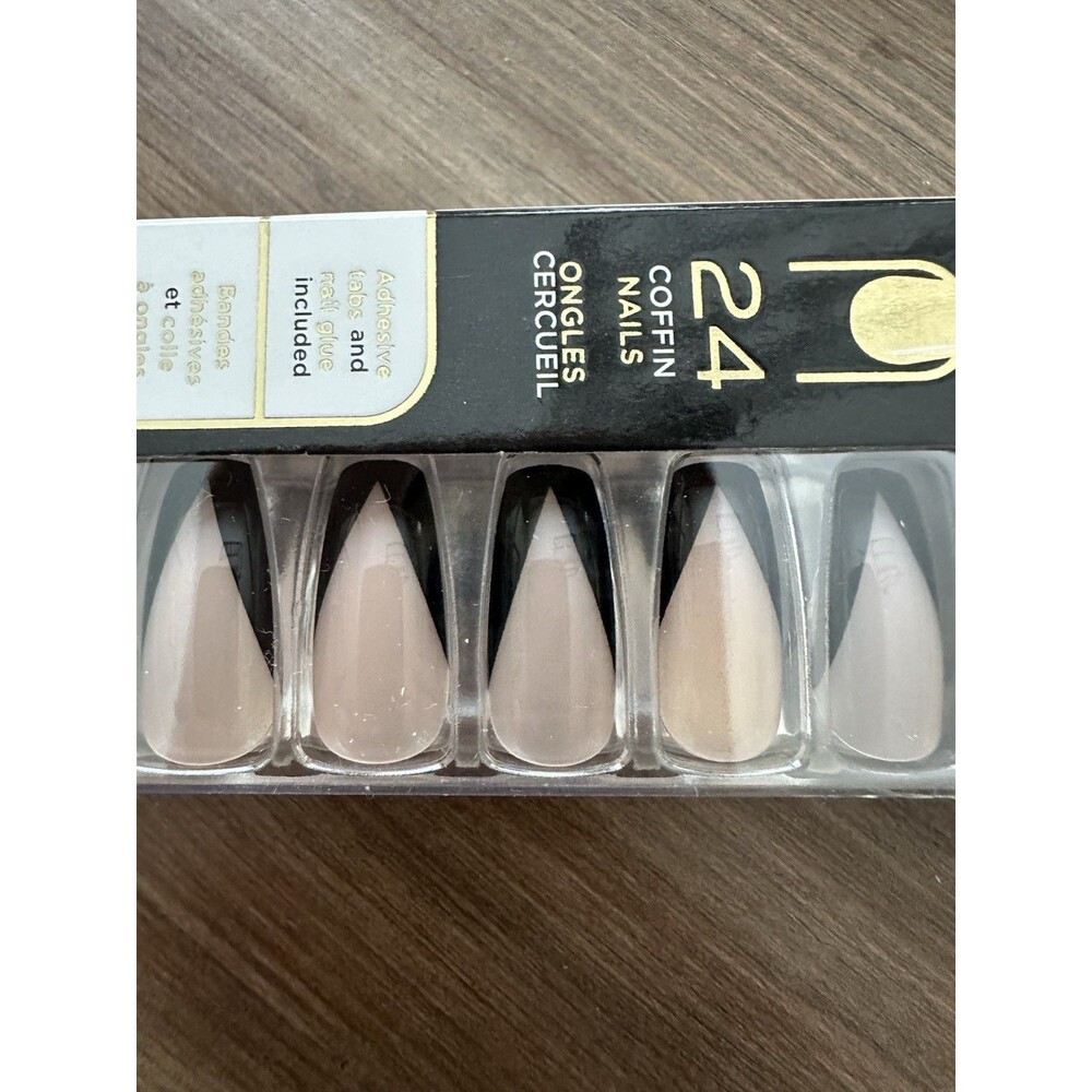 Sally Hansen Perfect Manicure Press-On Nails French Twist 24ct CO341 NIB Lot